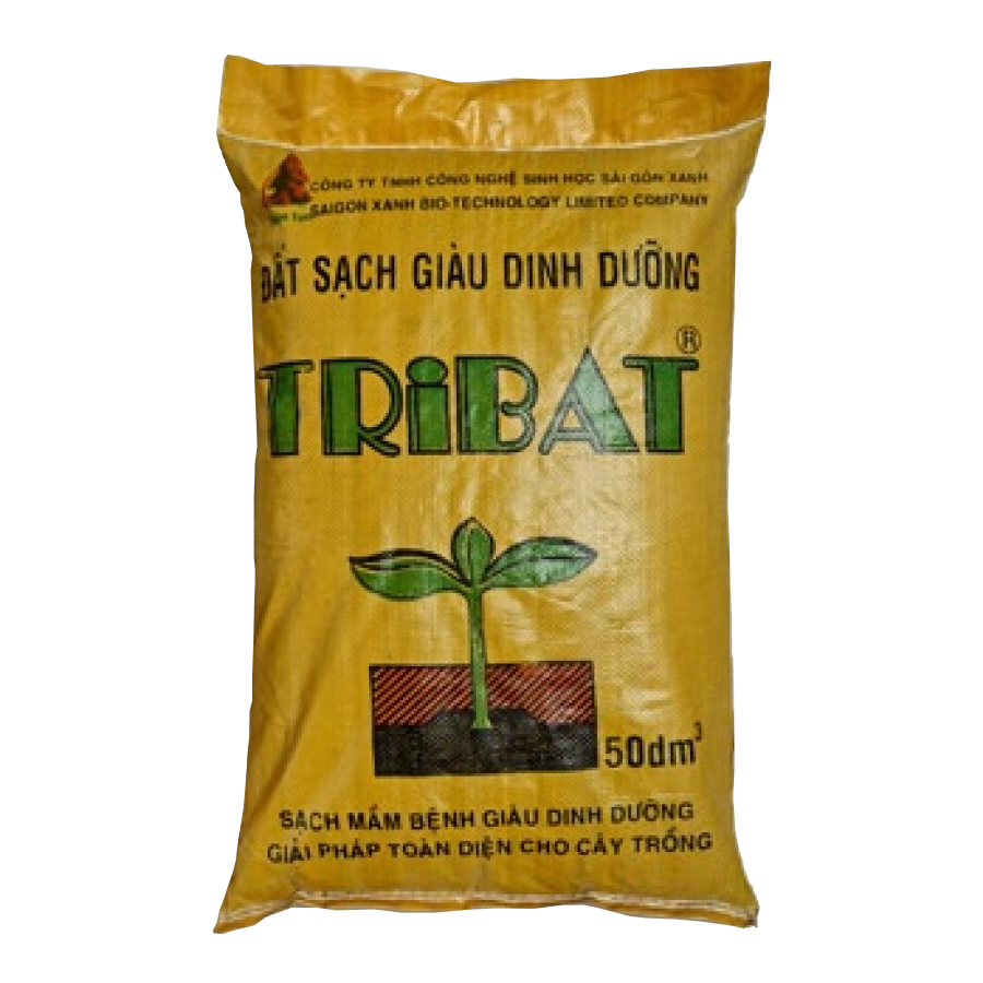 Đất sạch dinh dưỡng Tribat 50dm3